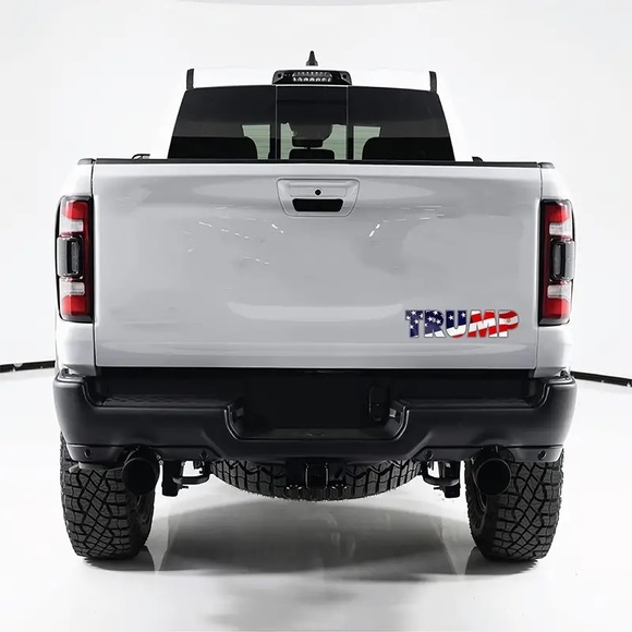 🇺🇸”Trump” Red White & Blue Stars & Stripes Waterproof Vinyl Decal! - Picture 6 of 9